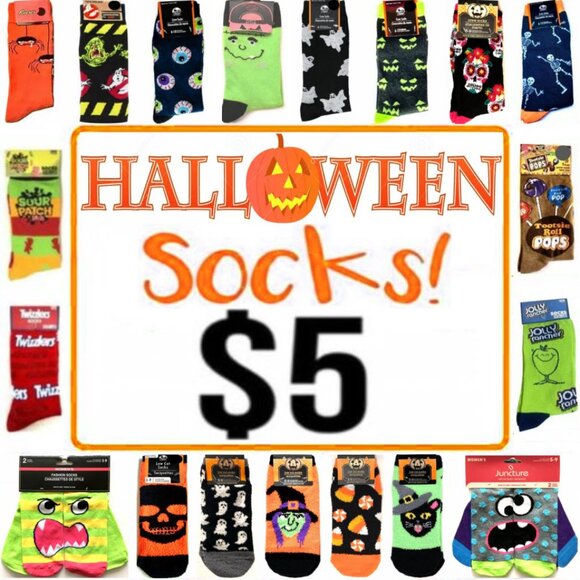 🎃 3 for $15 HALLOWEEN SOCKS! 🎃 - Picture 1 of 1